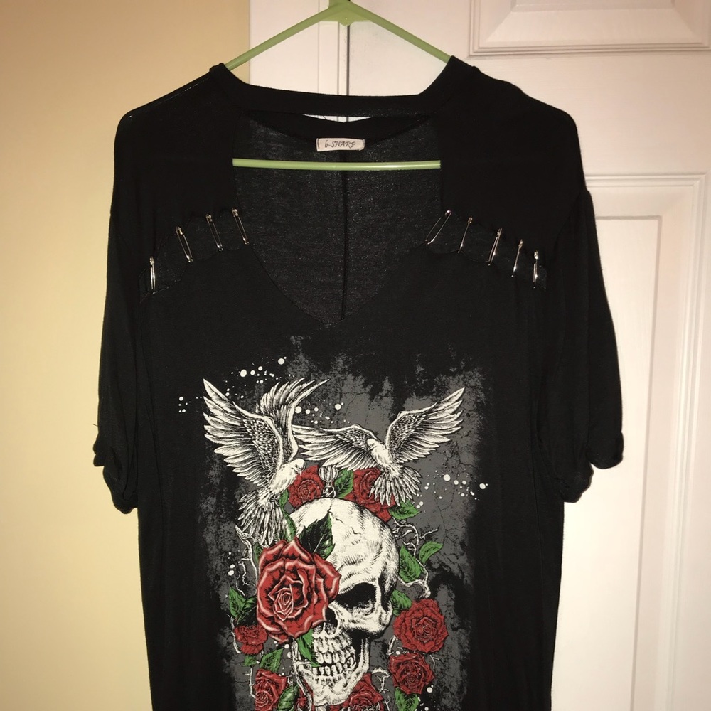 Skull Shirt Dress